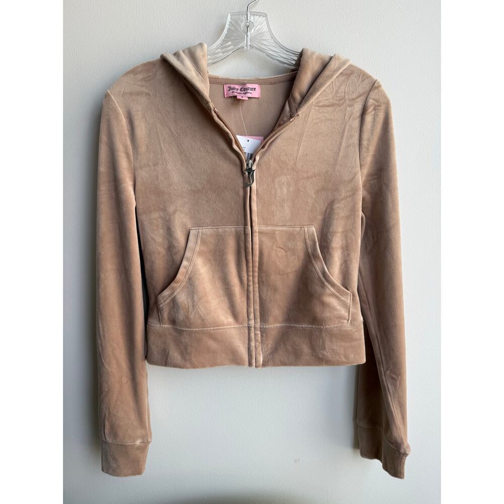 NWT Juicy Couture Velour Zip-Up Hoodie